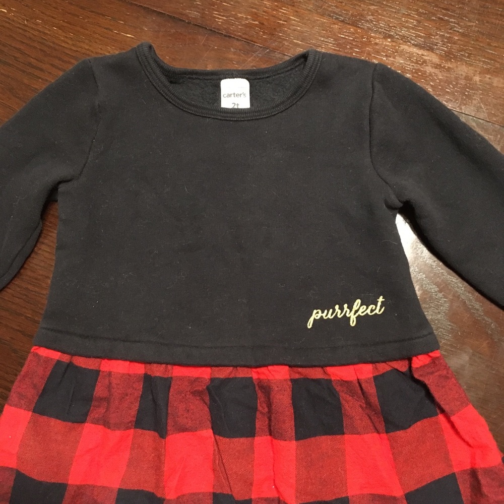 Purrfect! From Carter’s Sweater dress